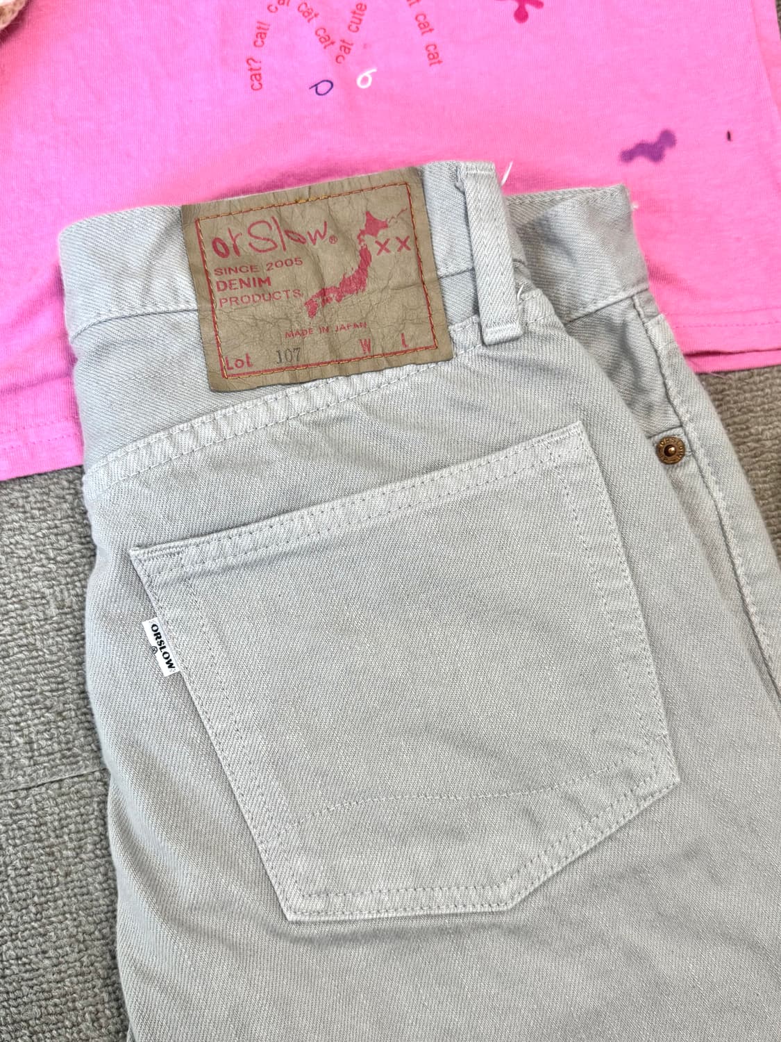 orslow 107 그레이 데님 2사이즈 상품이미지1