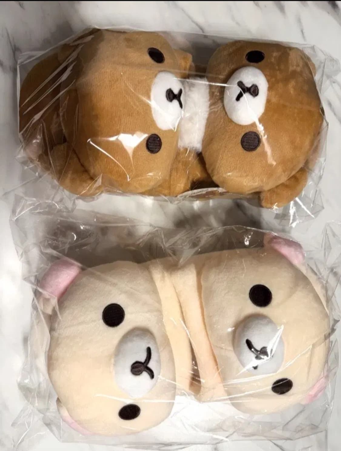 코구마 코리락쿠마 슬리퍼 룸슈즈 2켤레 일괄 상품이미지1