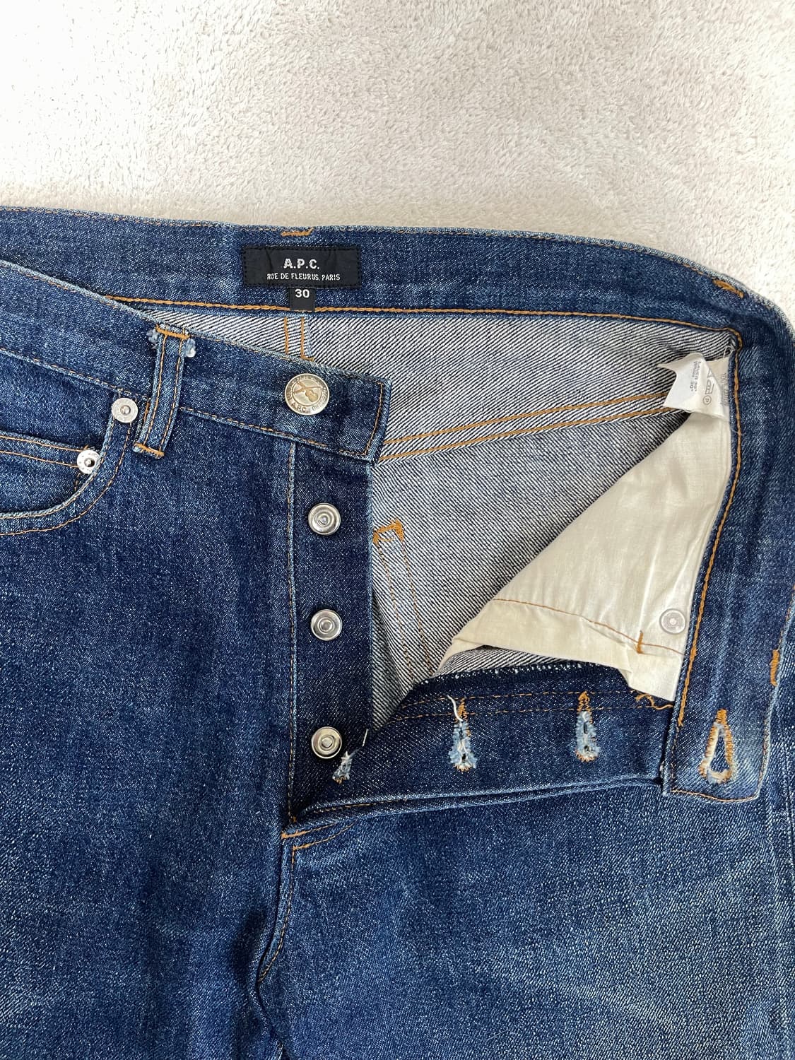 A.P.C. SELVEDGE DENIM PANTS 30 상품이미지3