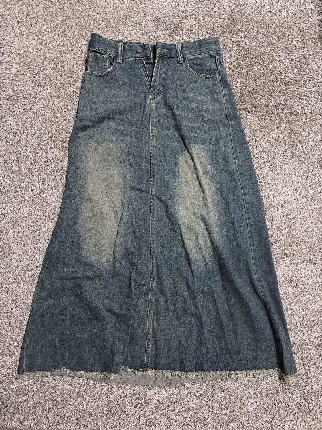 빈티지 워싱 청치마 상품이미지1