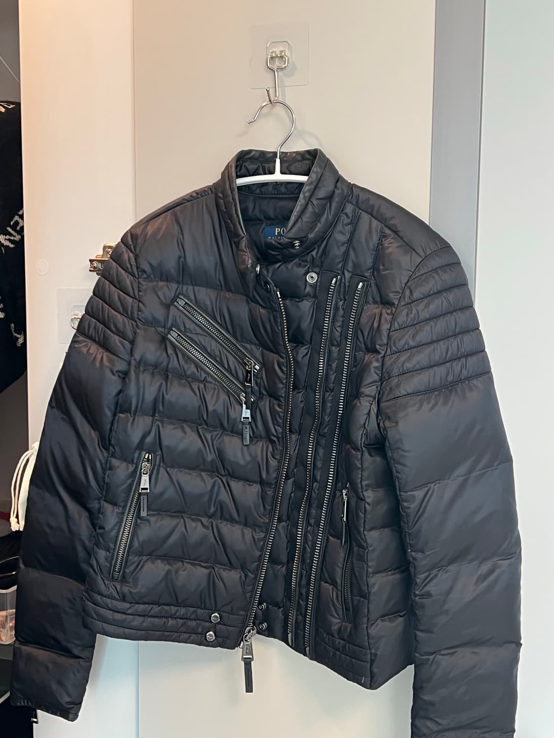 POLO 폴로 랄프로렌 여성 덕다운 양가죽 패딩 블랙 상품이미지6