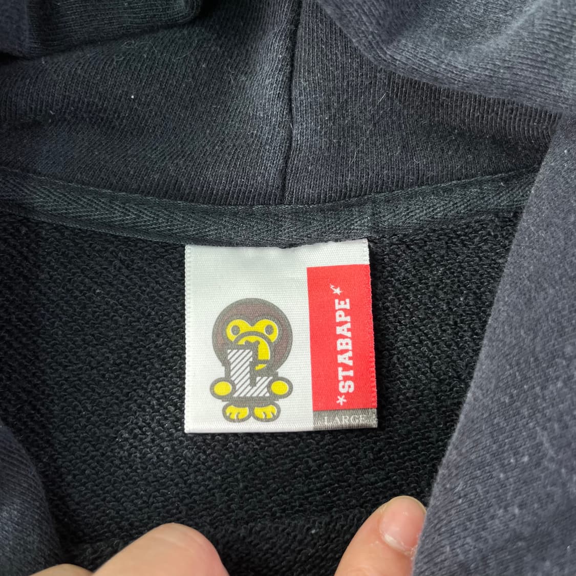 100 베이프 베이비 마일로 후드티 상품이미지3