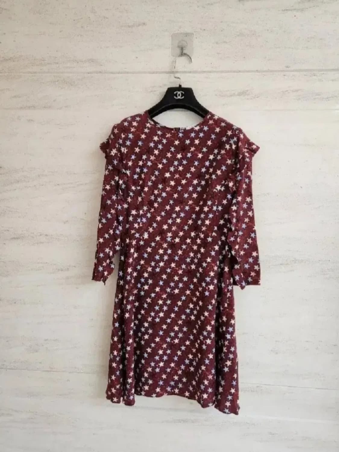 산드로 슈팅스타 실크100 미니원피스 1사이즈 상품이미지2