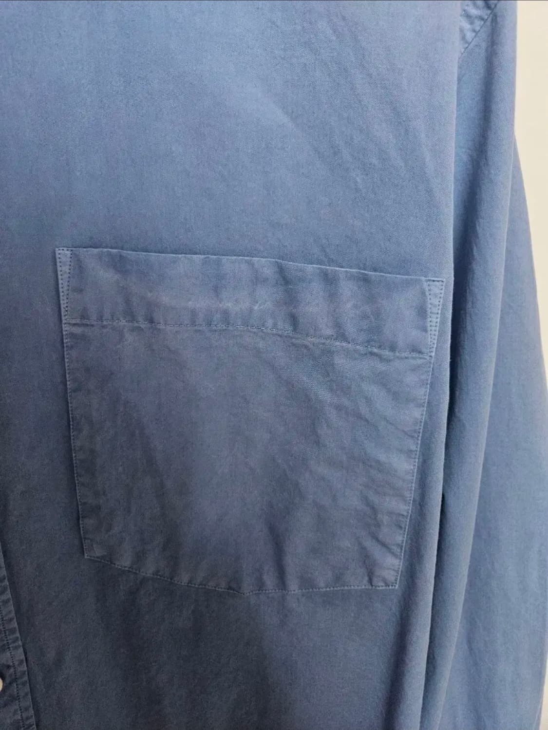 [48] 퍼스트플로어 다이드클래식 셔츠 삭스블루 상품이미지3