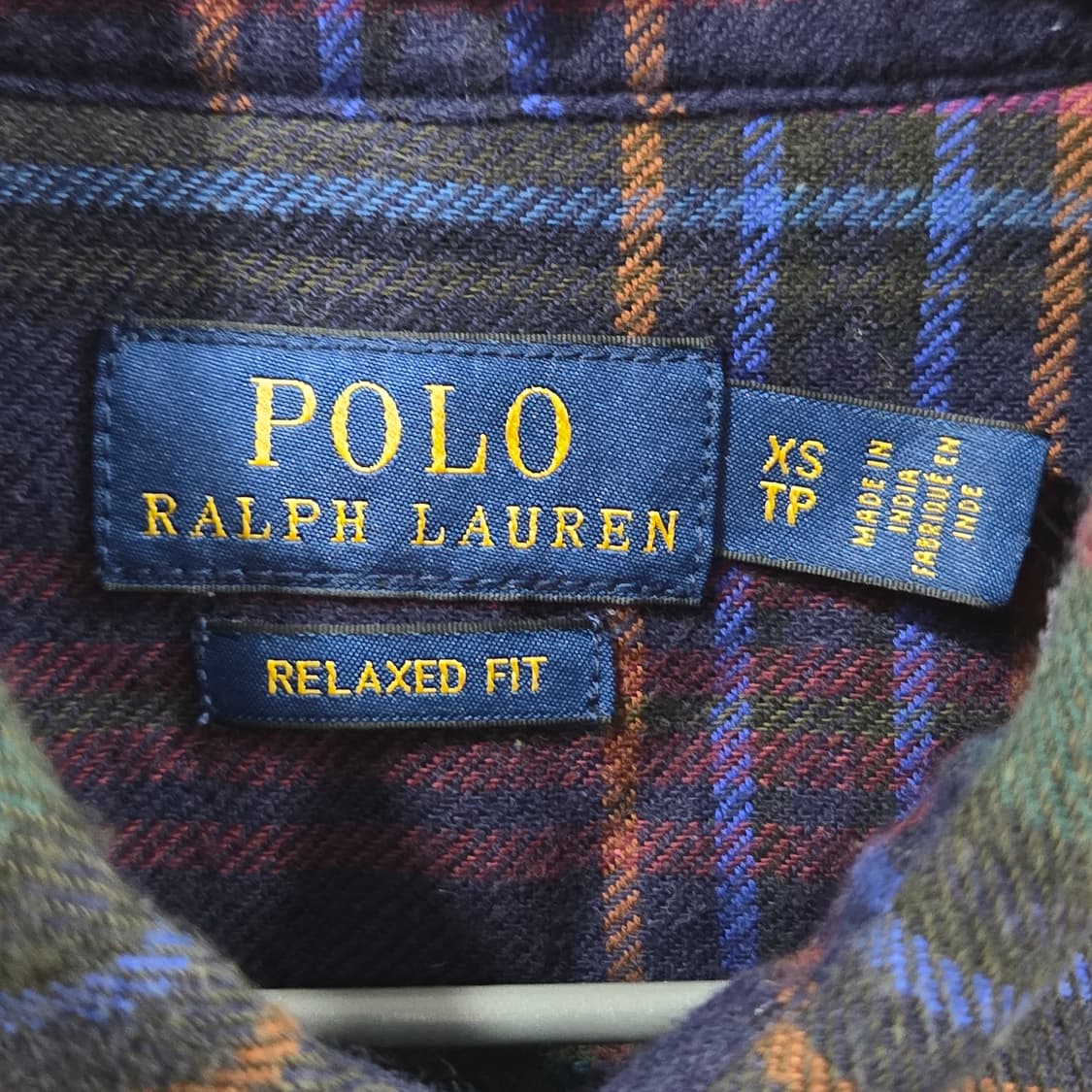폴로랄프로렌 자수 멀티포켓 체크셔츠 XS 상품이미지3