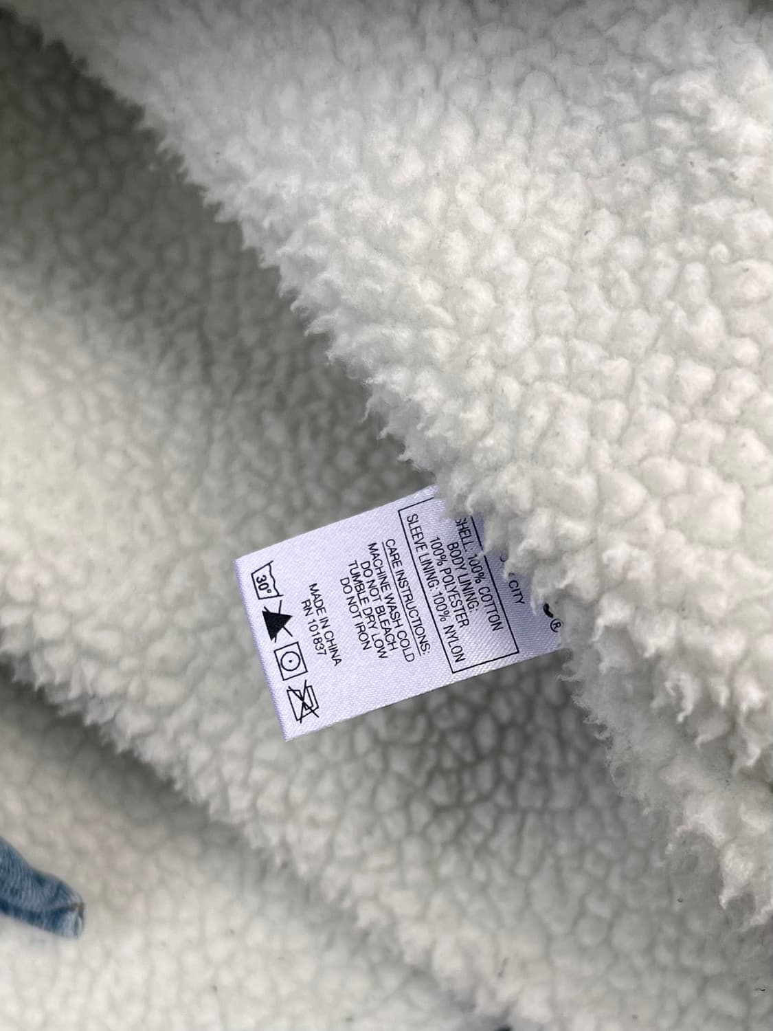 Supreme Sherpa Lined Denim Shirt Jacket 상품이미지8