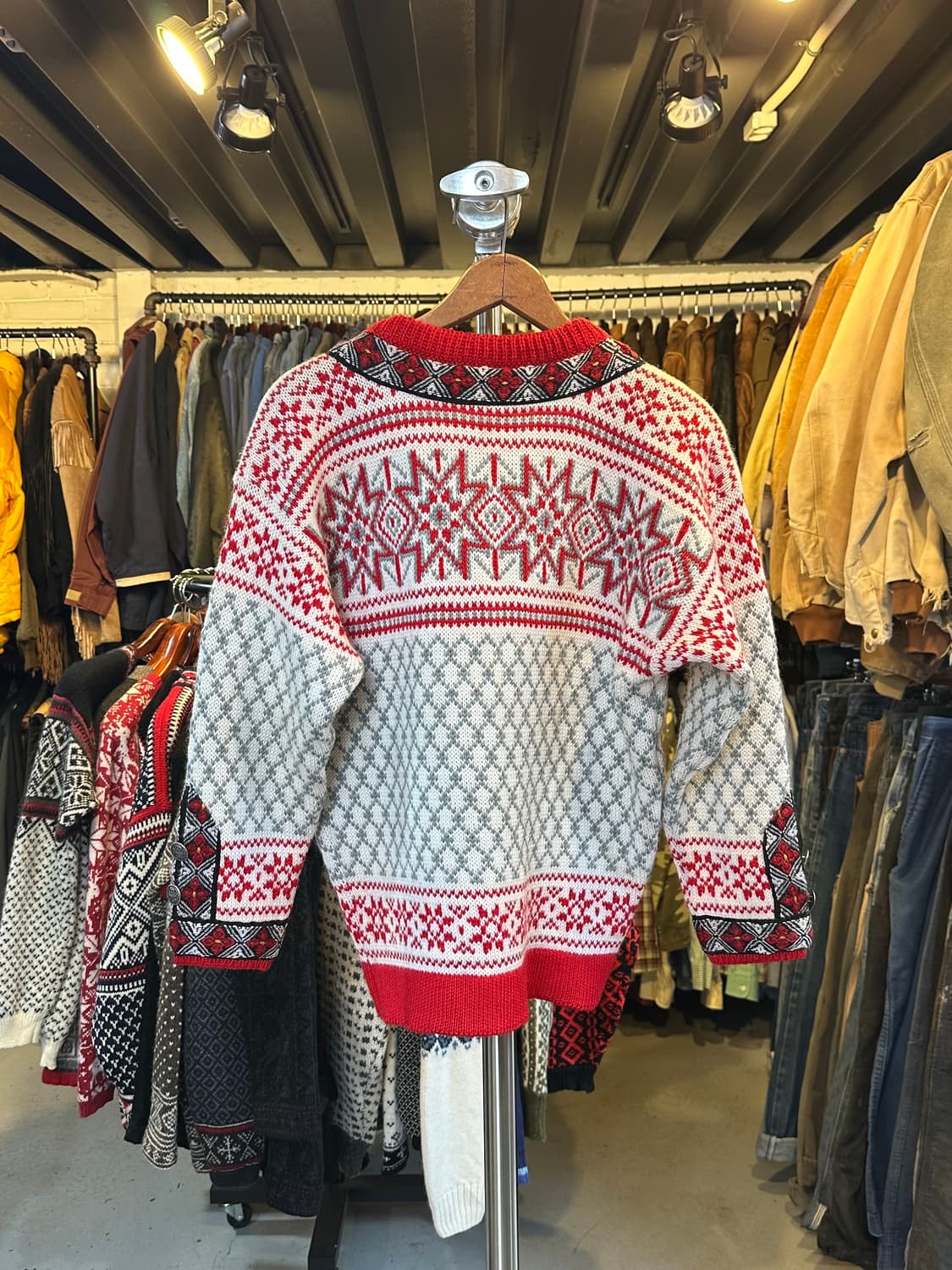 데일오브노르웨이 헤비 울 노르딕 가디건 상품이미지2