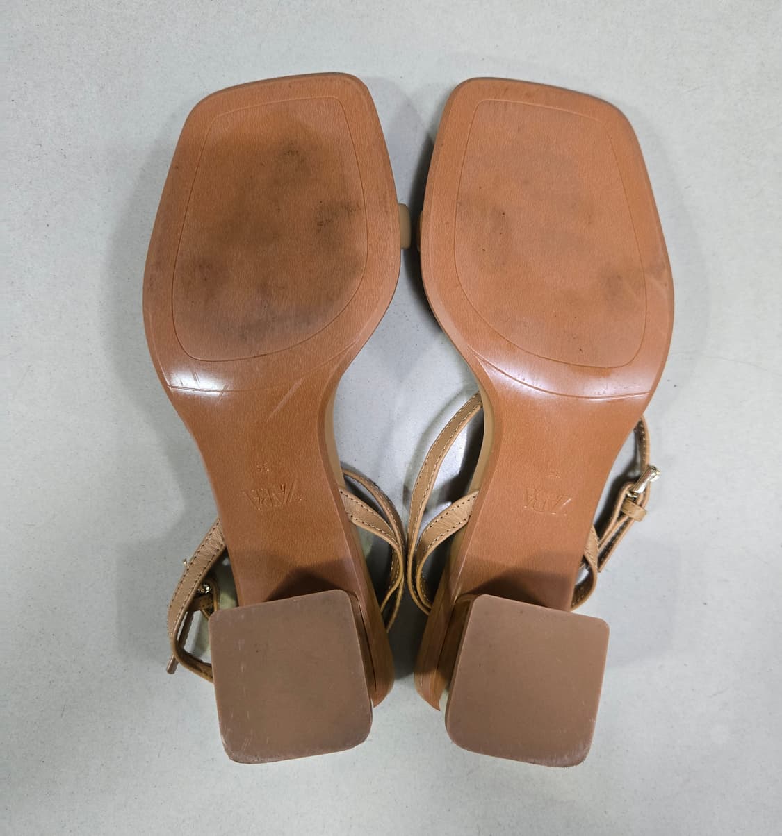 거의새것/ 자라 스트랩 샌들 230mm 상품이미지7