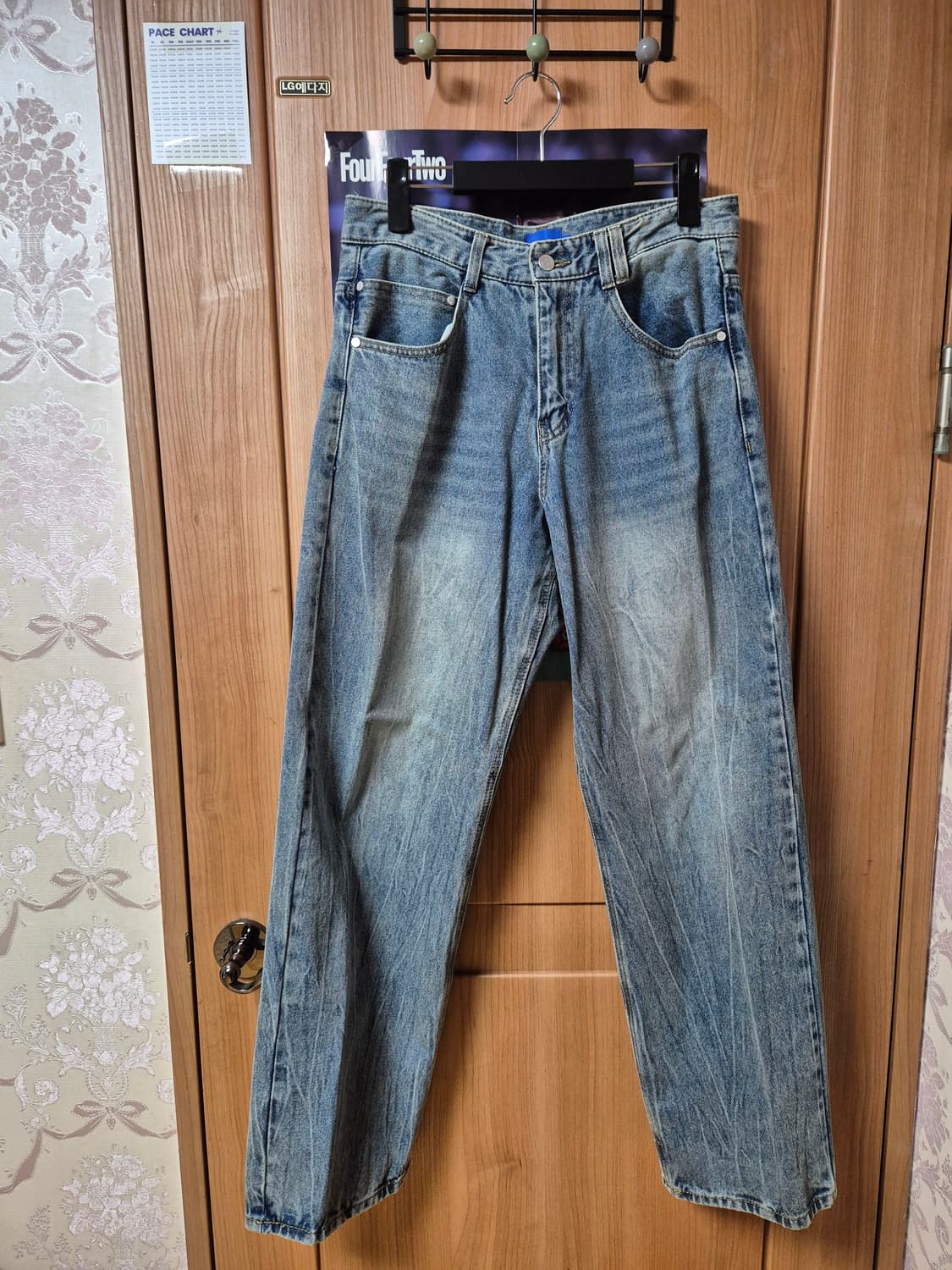 데케트 연청 데님 (Mid Rise Wide Jean) 30 상품이미지1