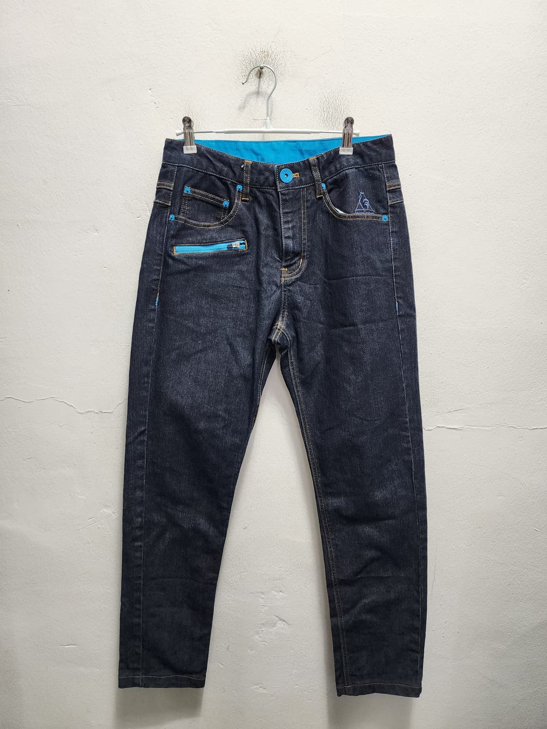 르꼬끄 백포켓 진청 데님.. 상품이미지2