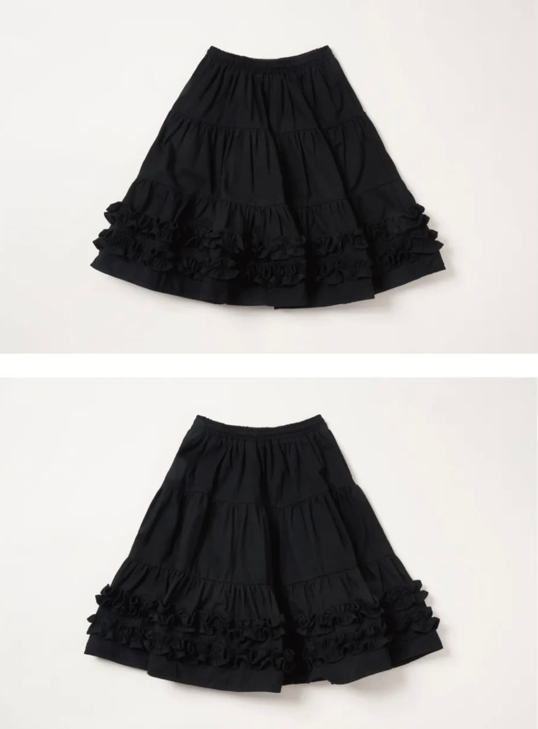 플리즈프로젝트 캉캉 프릴 스커트 블랙 상품이미지3