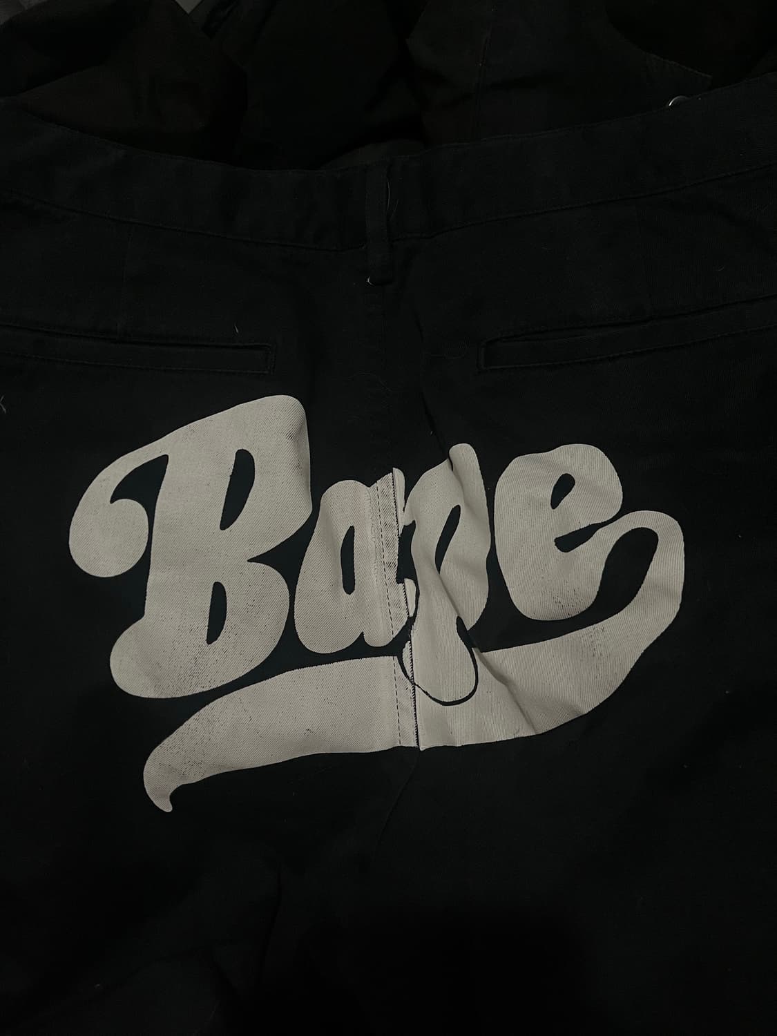 Bape 로고 코튼팬츠 L 상품이미지1