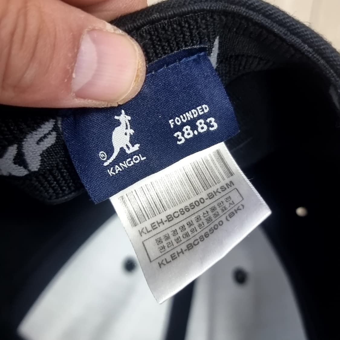 캉골 블랙 볼캡 모자(f) 상품이미지3