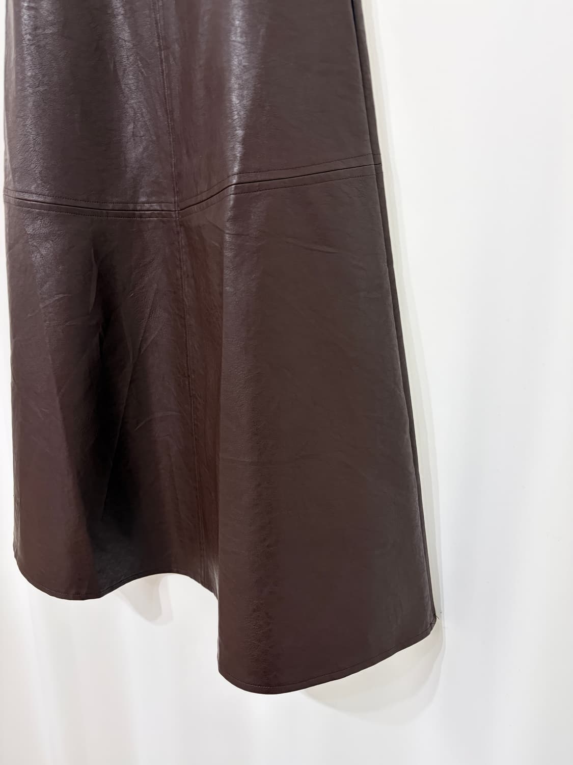 vintage fake leather skirt 상품이미지3