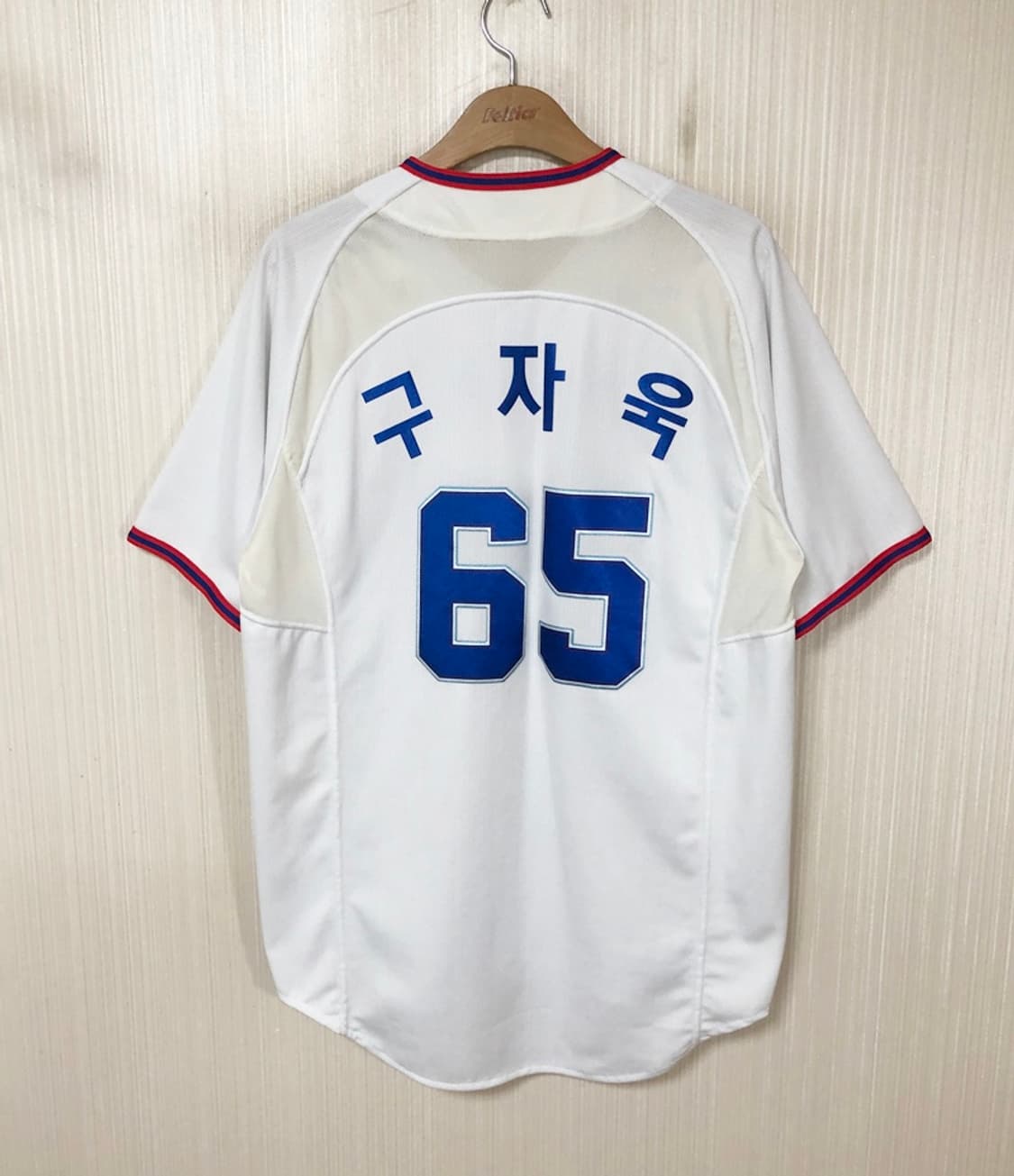 KBO 삼성라이온즈X빈폴아웃도어 홈유니폼/져지 100 #65 구자욱 상품이미지1
