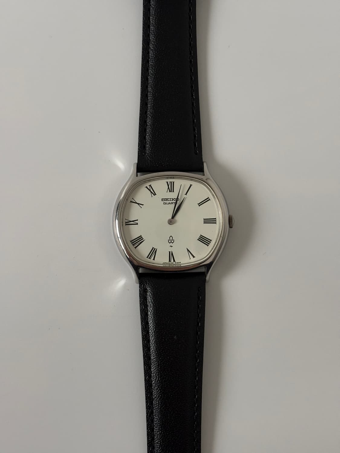 세이코 1970년대 Chariot 로만 인덱스 쿠션 스퀘어 실버 쿼츠 상품이미지3