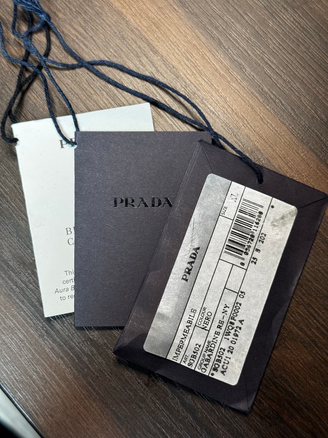 [남성] 프라다 리나일론 레인코트 패딩 상품이미지5