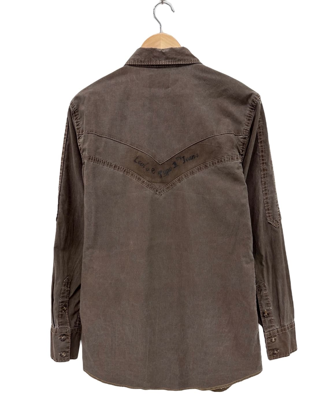 00년대 리바이스 타입원 셔츠 브라운 (L) 상품이미지8