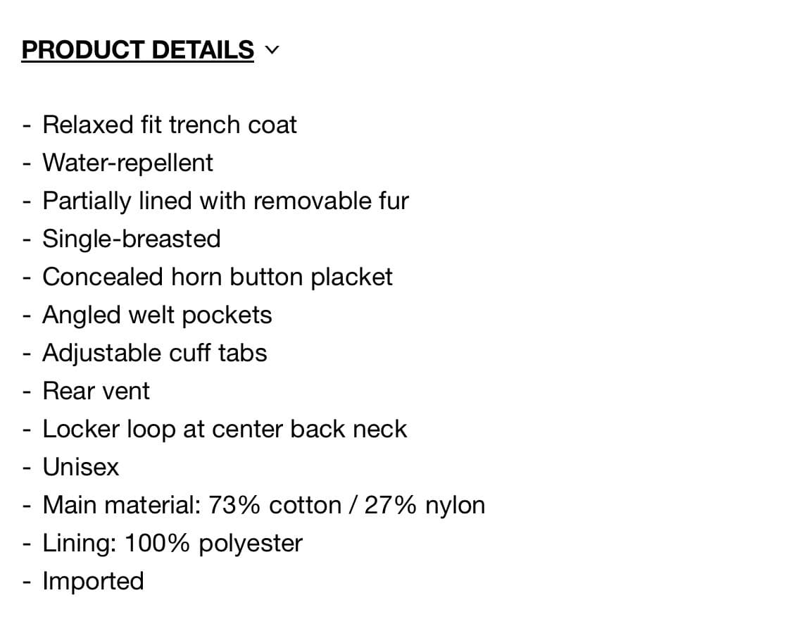 Stussy ALL SEASON TRENCH/스투시 올 시즌 트렌치 블랙 상품이미지10