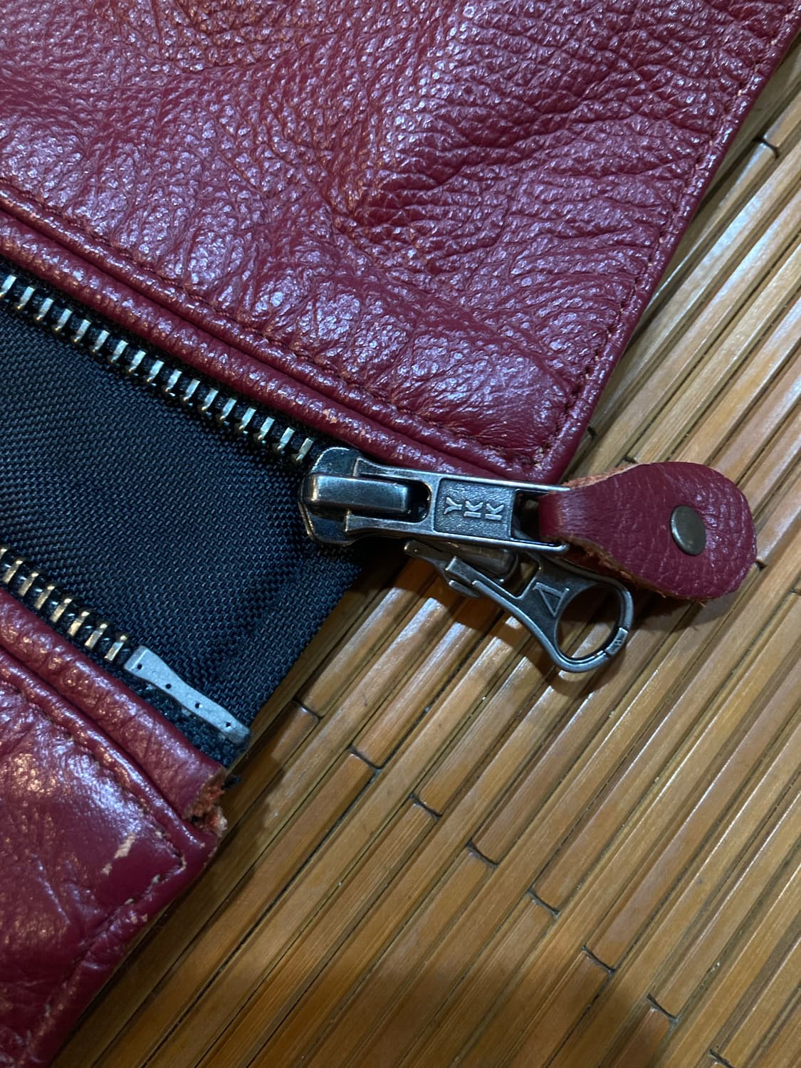 00‘s JPN vtg 카우레더 레이싱자켓 상품이미지6