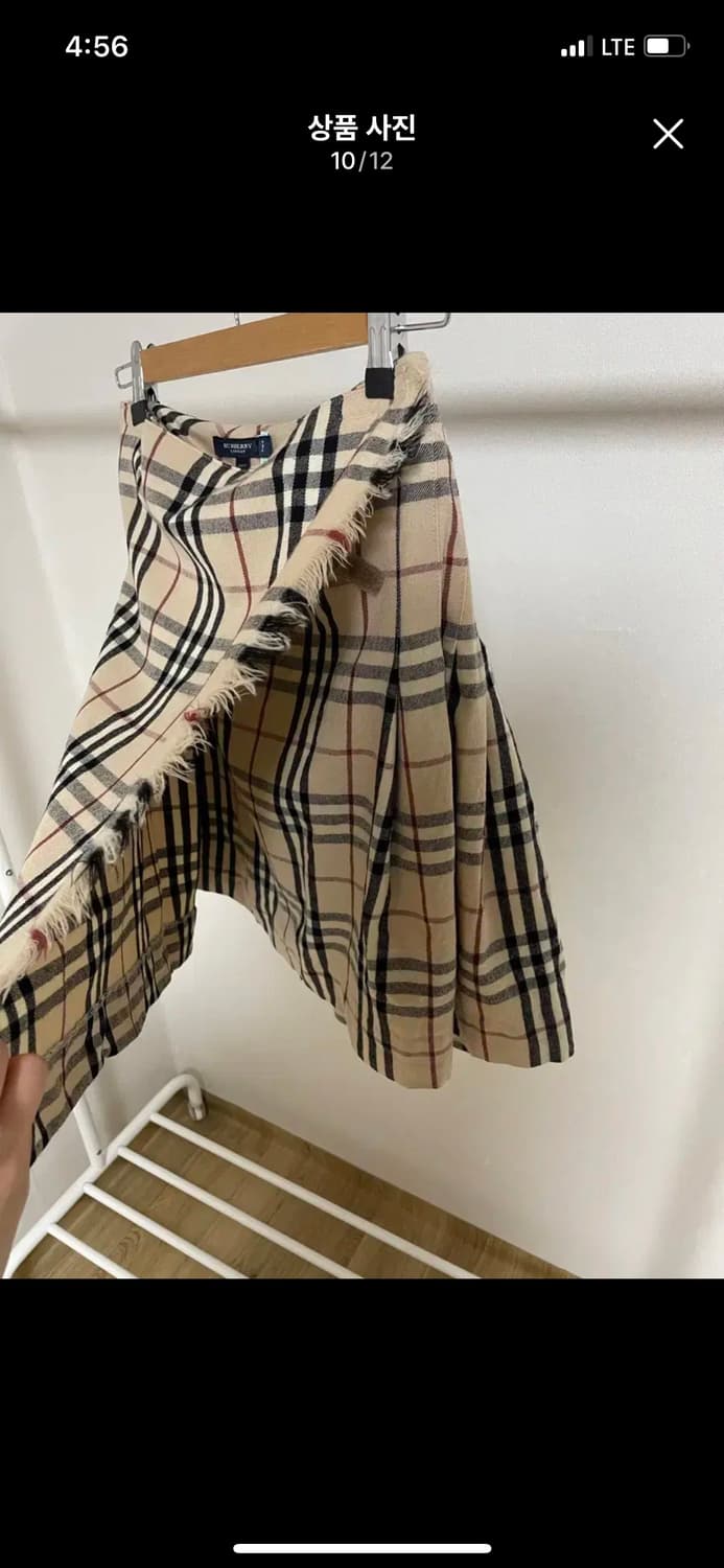 BURBERRY 버버리 정품 체크 플리츠 랩스커트 골프웨어 골프치마 상품이미지8
