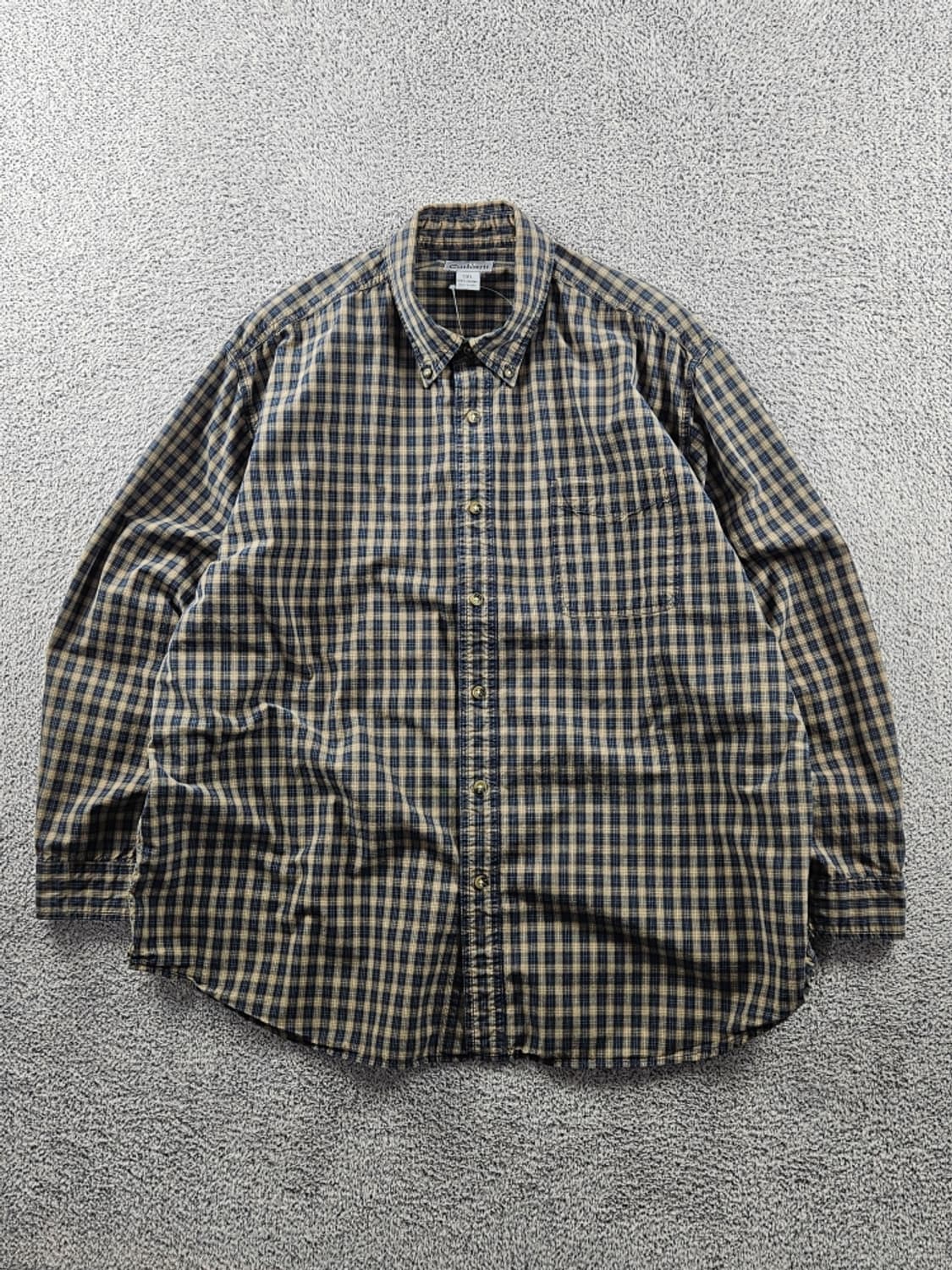 칼하트 체크 패턴 체스트 포켓 빅 셔츠 ( 2XL ) / 10882 상품이미지1