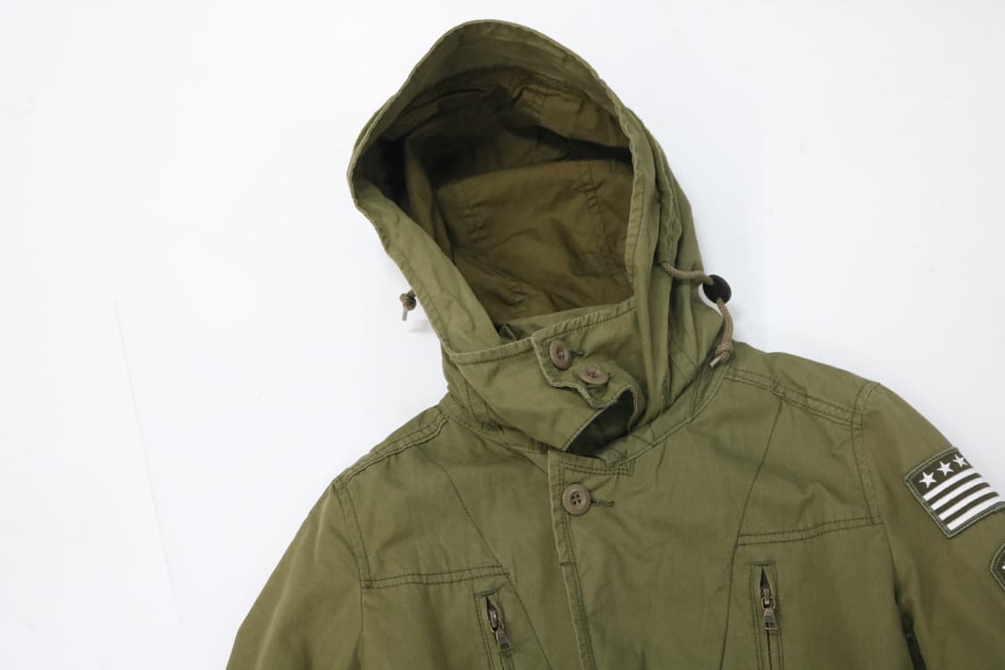 히스테릭글래머 빈티지 밀리터리 와펜 후드 야상 자켓 상품이미지3