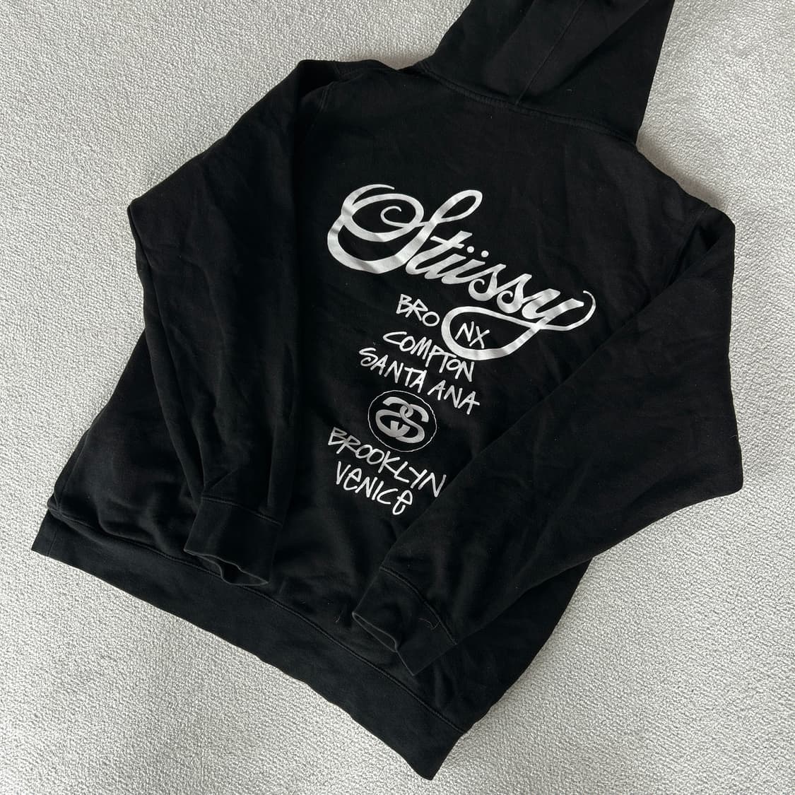 스투시 정품 후드티 m 상품이미지2