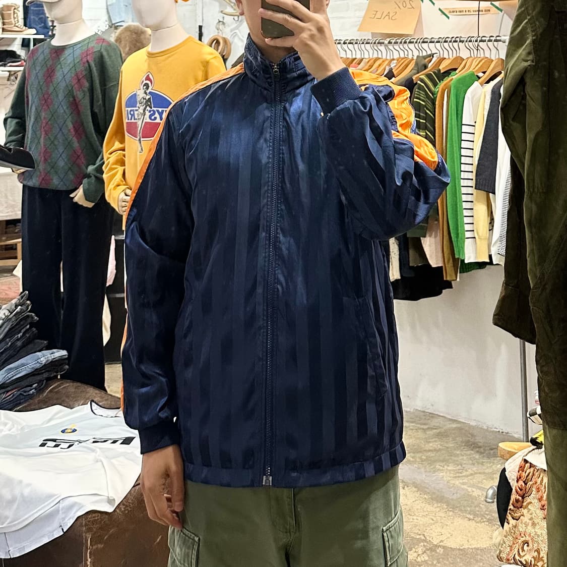 (착용컷) PUMA 올드스쿨 트랙 자켓 (남성용 98) 상품이미지3