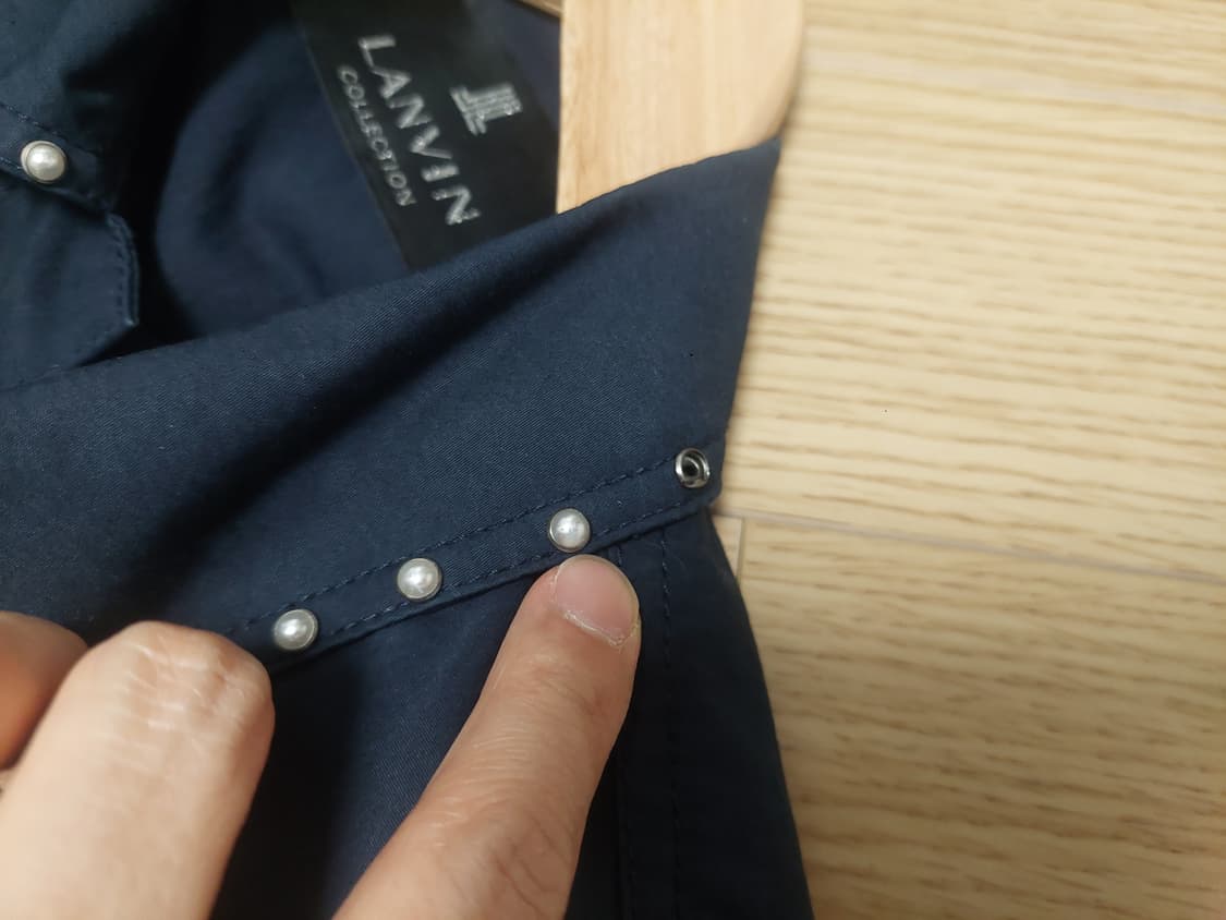 랑방 컬렉션 진주 바스락 투포켓 셔츠 자켓 상품이미지9