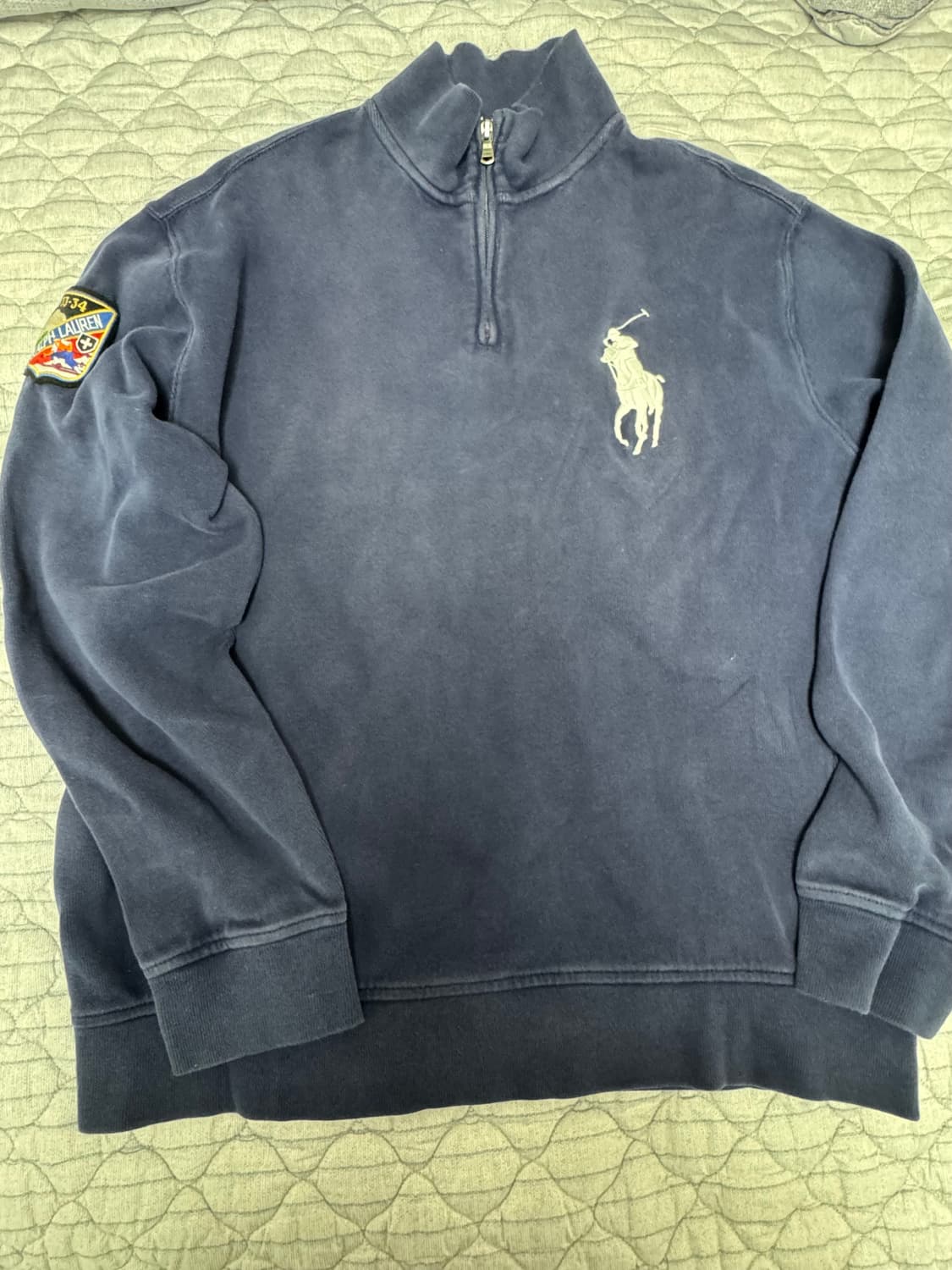 폴로 랄프로렌 스키 하프집업 네이비 xl 상품이미지1
