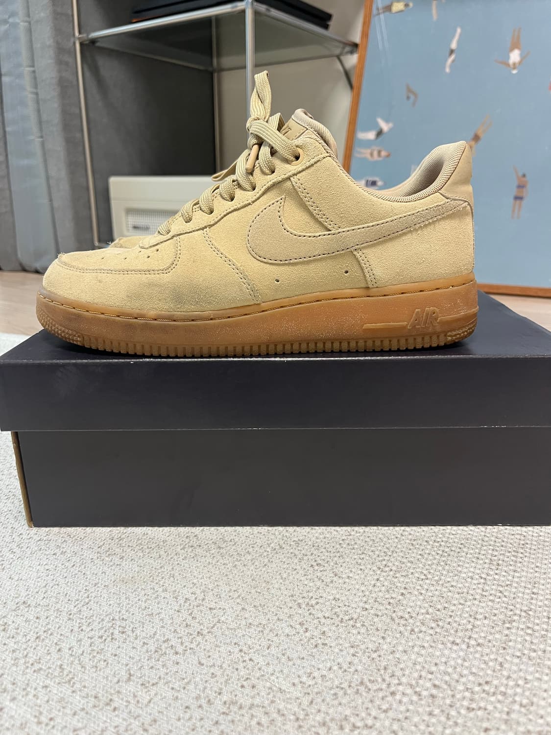 나이키 에어포스1 '07 LV8 스웨이드 머쉬룸 250 상품이미지3