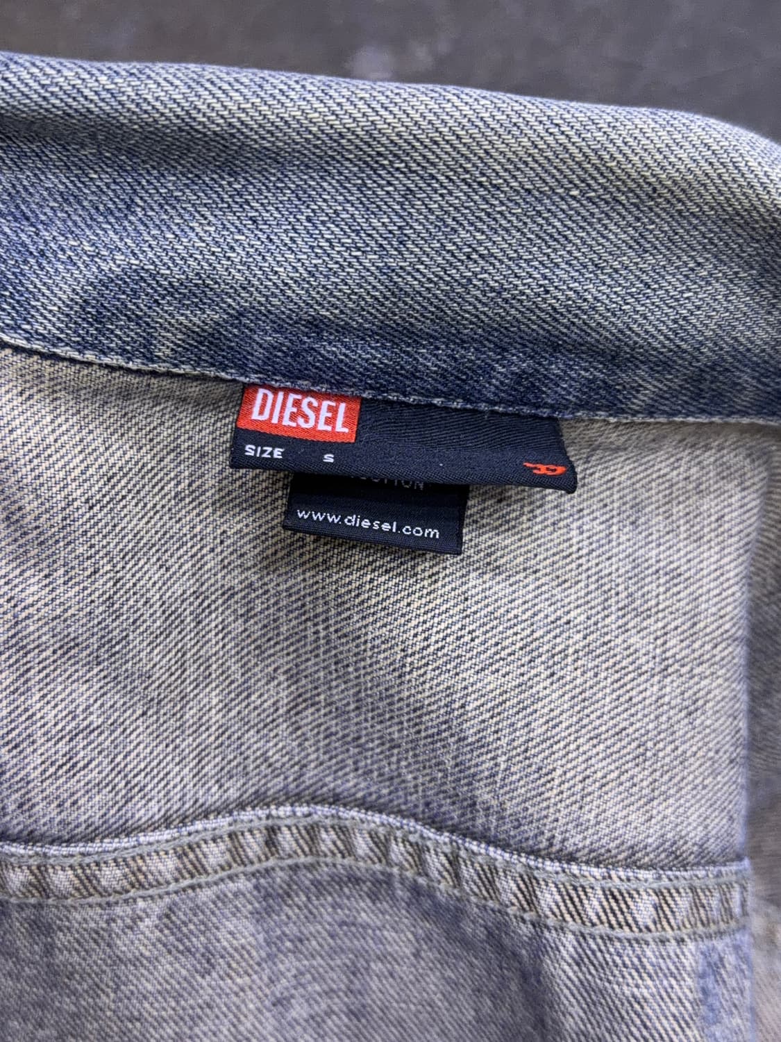 디젤 빈티지 워싱 데님자켓 청자켓 S 상품이미지7