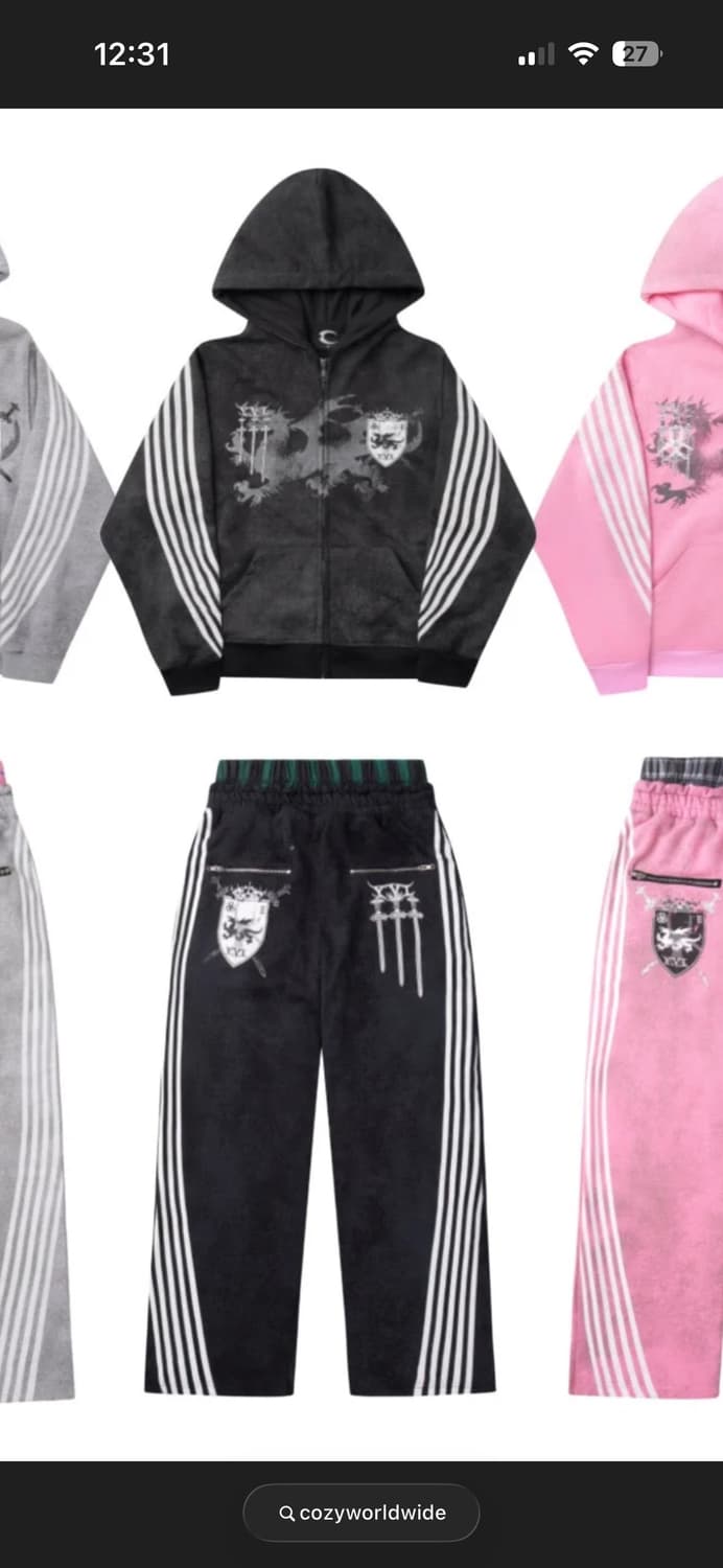 Cozyworldwide 트랙 셋업  상품이미지1