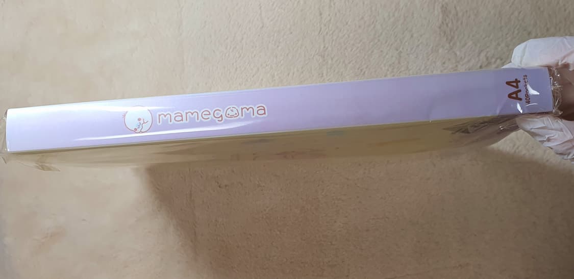 미개봉) 고전 마메고마 캐릭터 A4 클리어 화일 악보 그림 파일 산엑스 상품이미지3