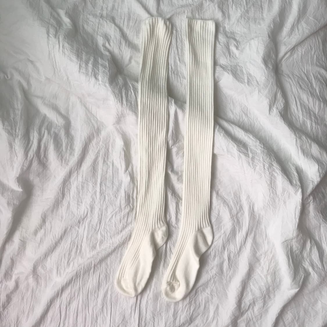 골지 레이어드 롱 양말 상품이미지1