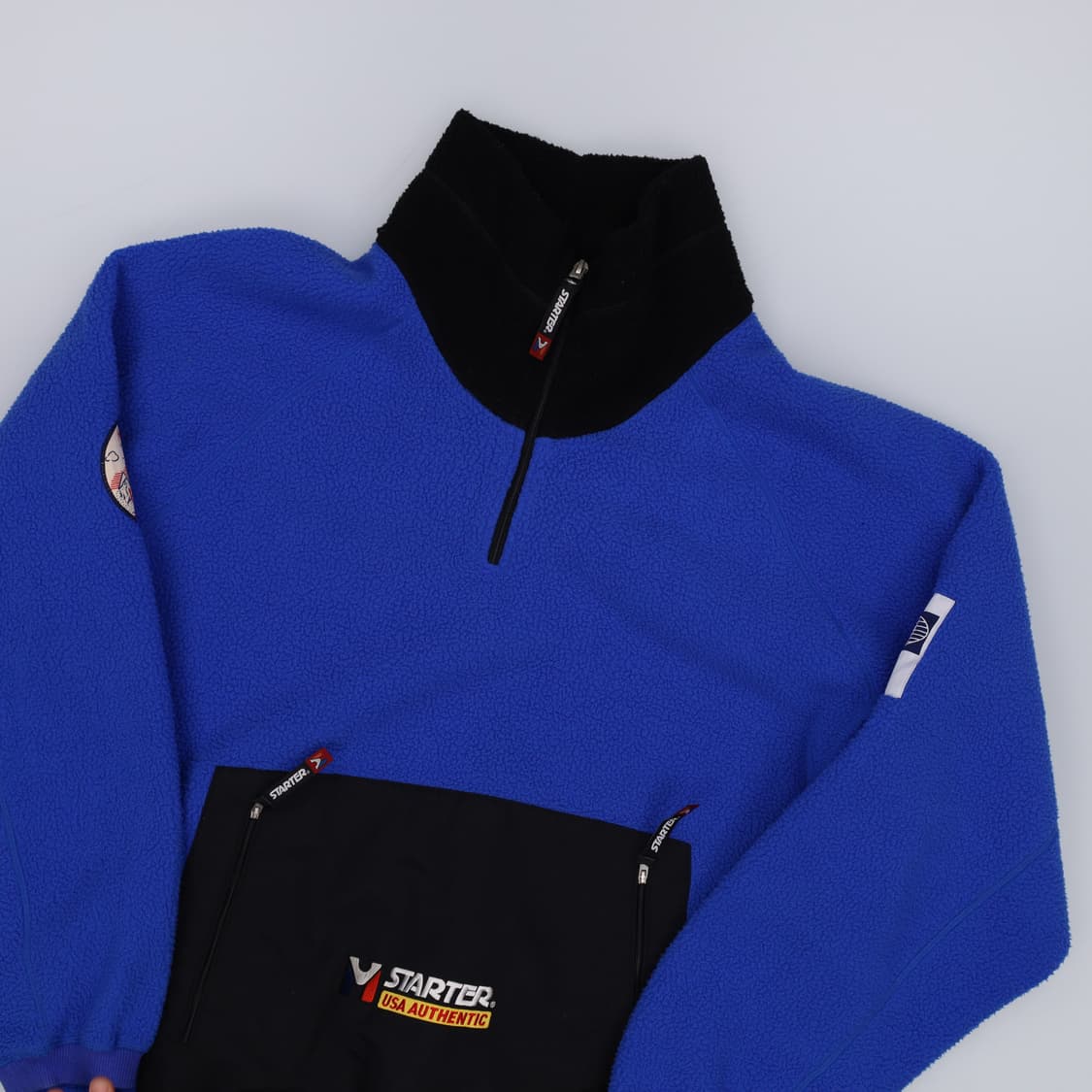 L 스타터 블랙라벨 밀레로고 신칠라 후리스 아노락 4144 상품이미지3