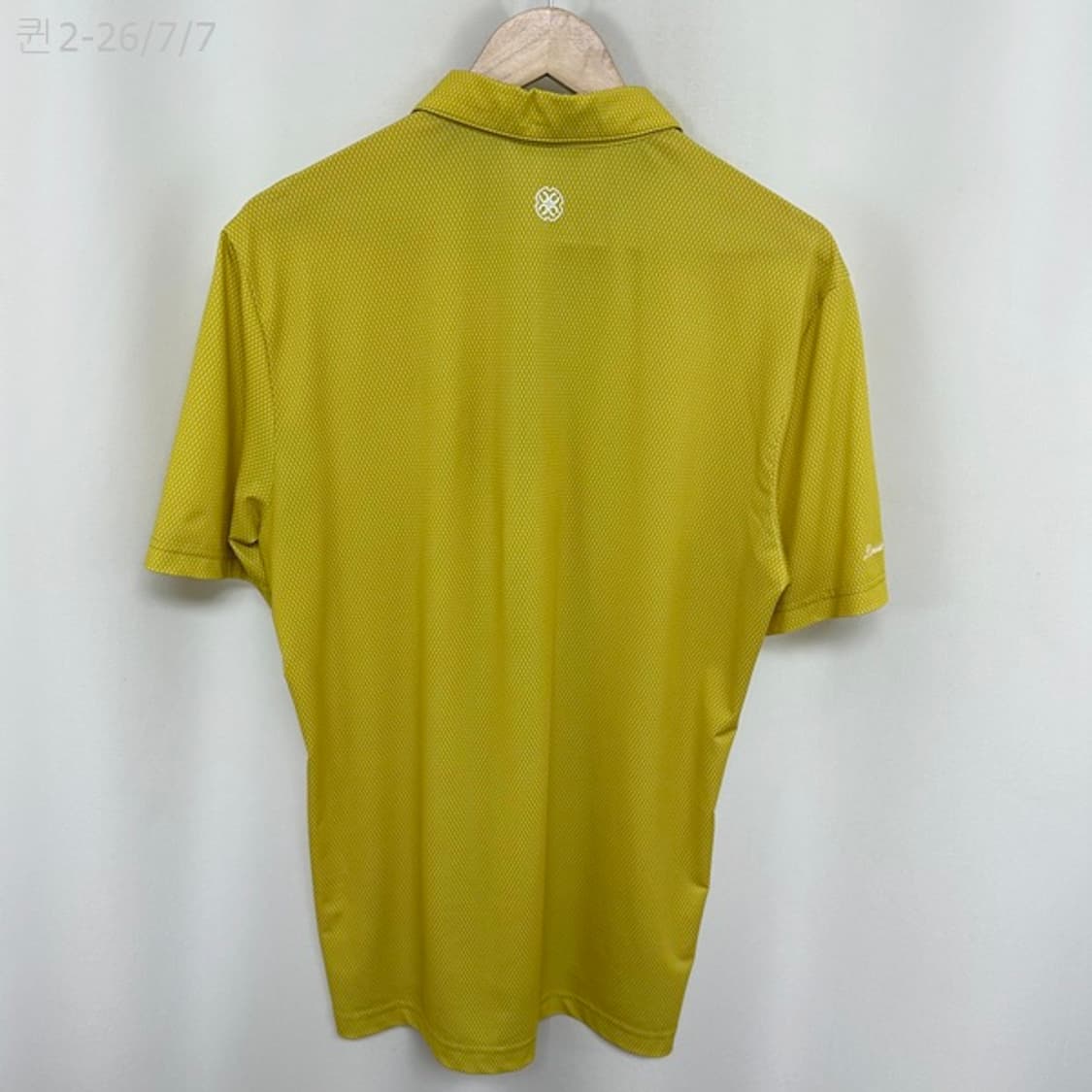 
루이까스텔 남자 스판 카라 반팔티 옐로우 100 상품이미지9