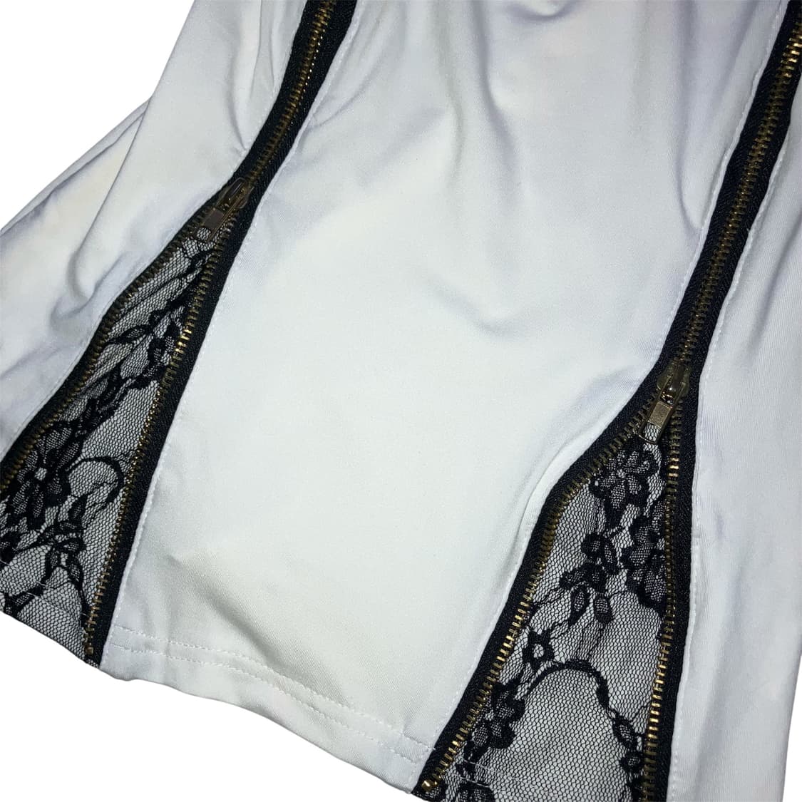 갸루 오네갸루 골드 스퀘어 버클 레이스 슬리브리스 대장템 핀터깔 상품이미지2