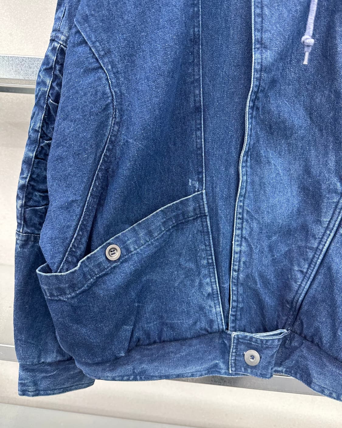 (L오버핏)리워크 가오리핏 데님자켓-M1490 상품이미지3