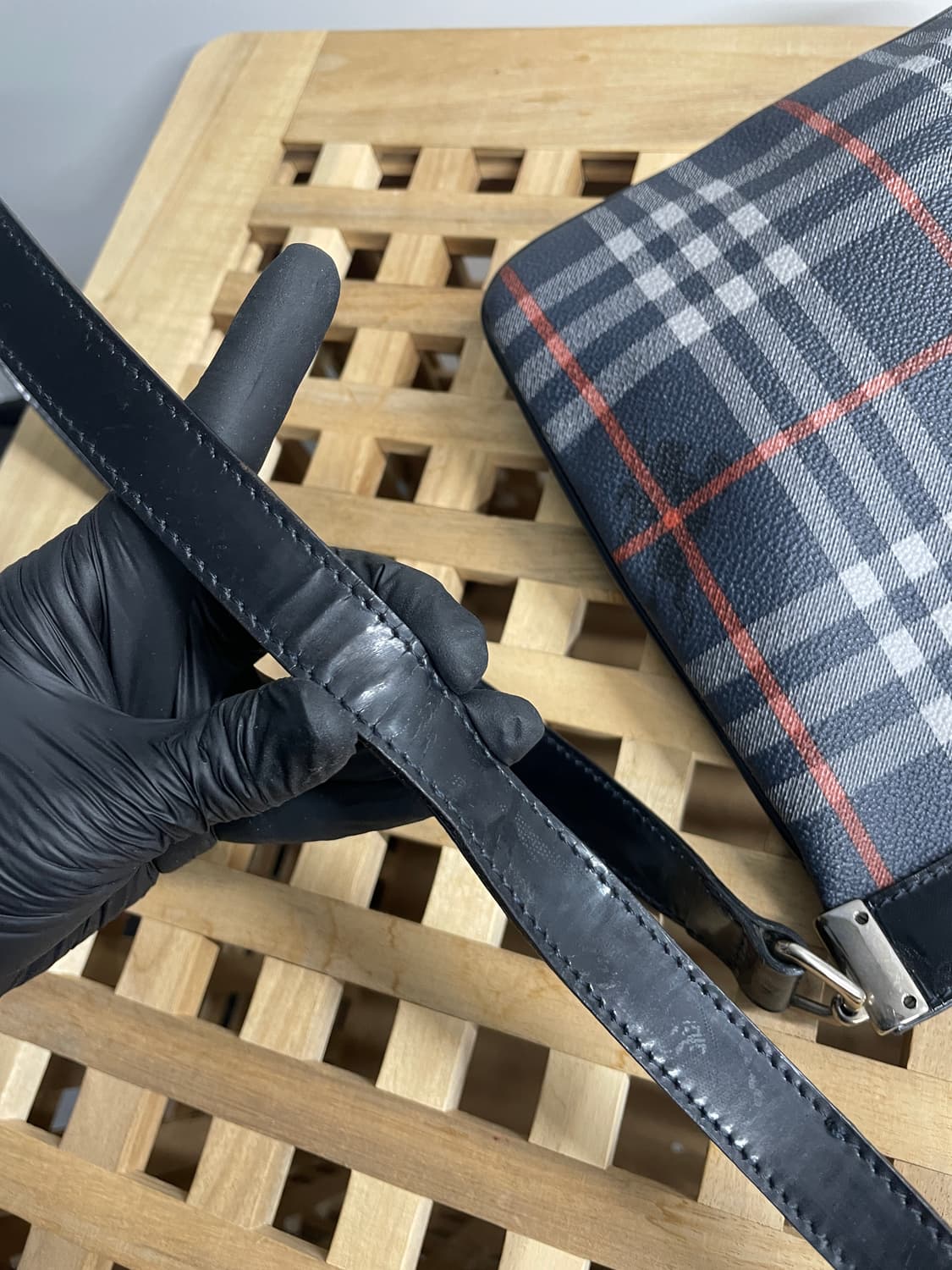 버버리 체크 크로스백 상품이미지5