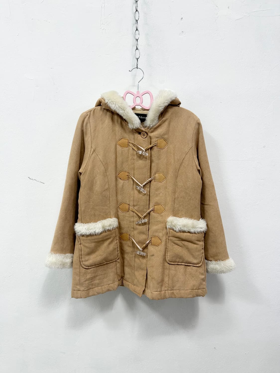 [PINKY PALETTE] 라떼갸루 리락쿠마 폭닥 떡볶이 코트 상품이미지4