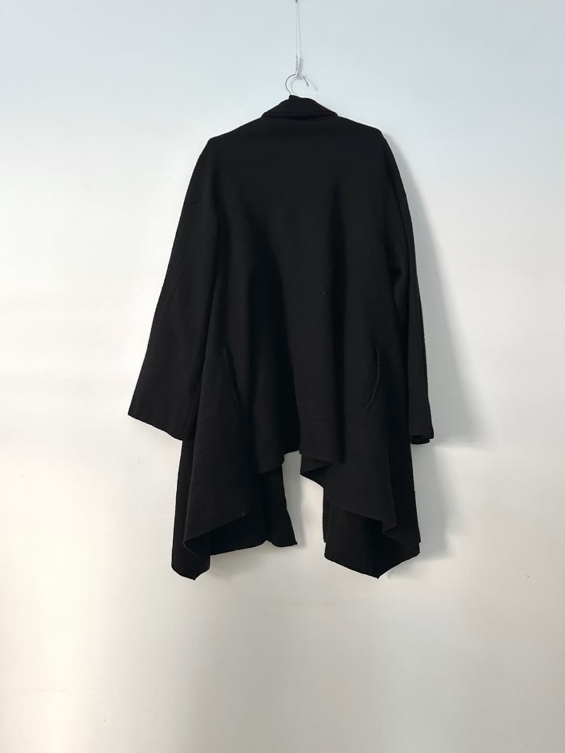 DKNY unbalanced drape cardigan / black 상품이미지4