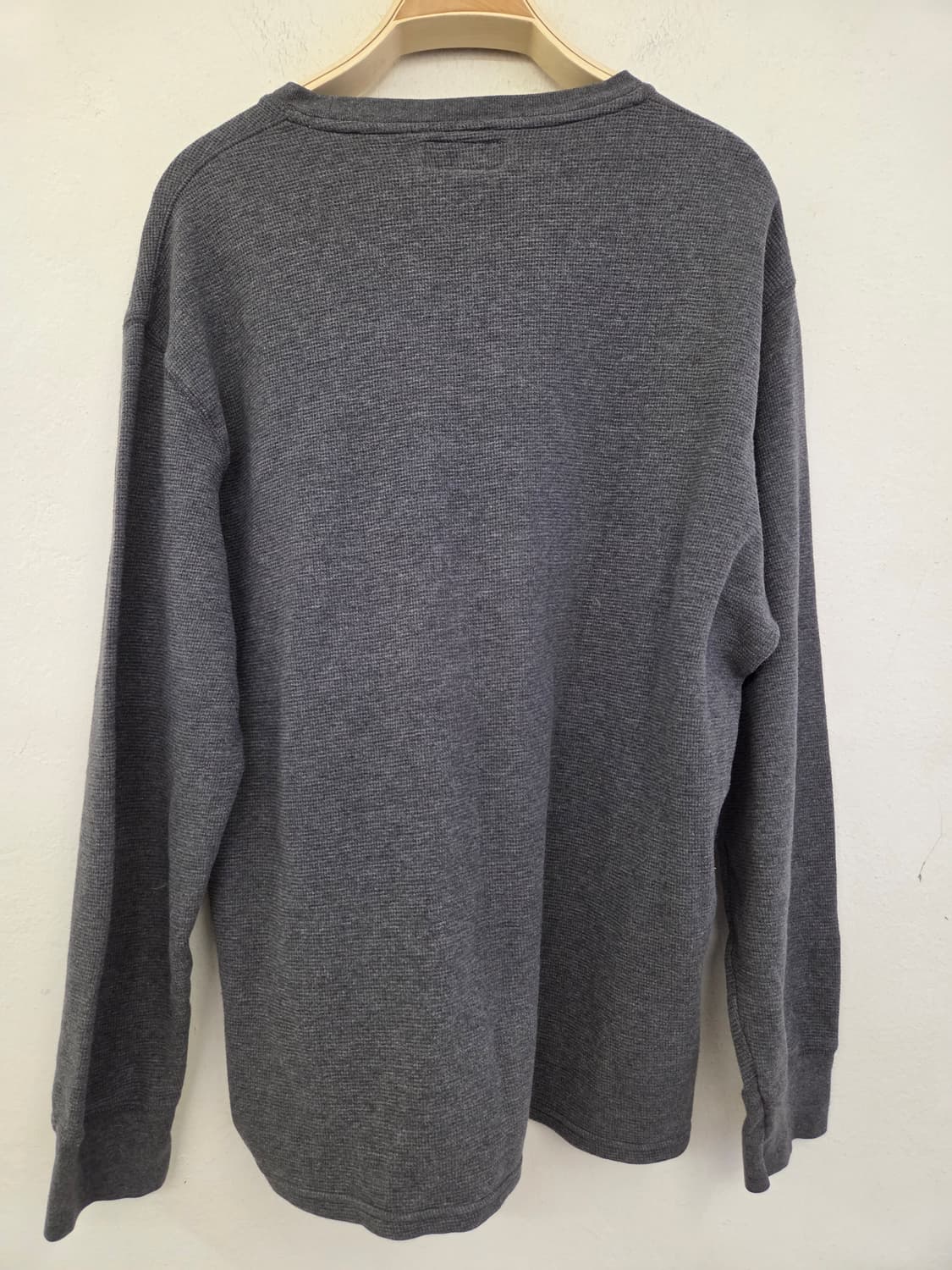 폴로 랄프로렌 와플 긴팔티 그레이 L 상품이미지4