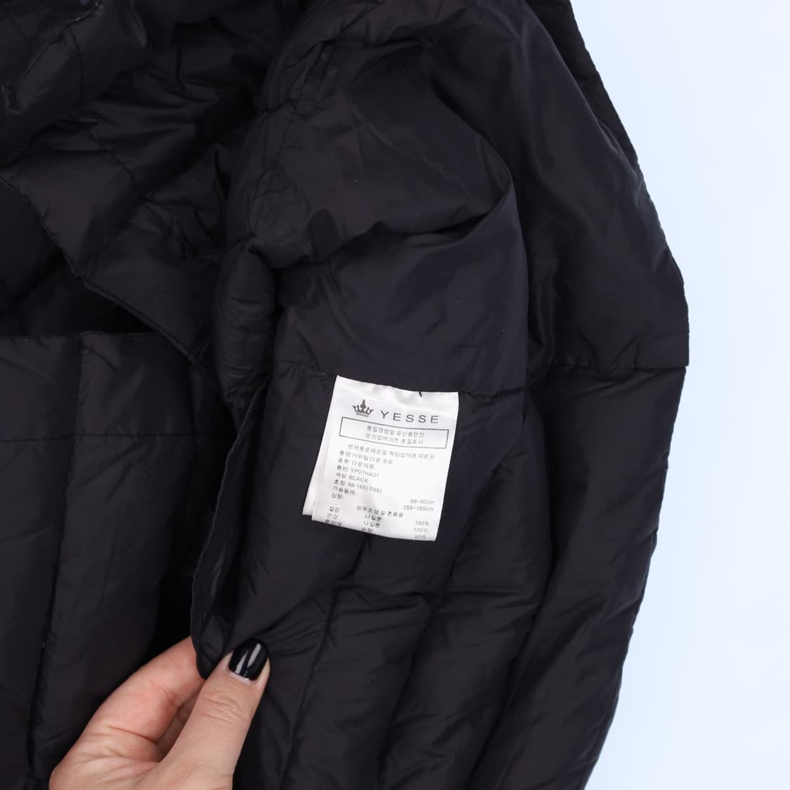 90 예쎄 구스다운 경량 롱패딩 자켓 0206M 상품이미지6