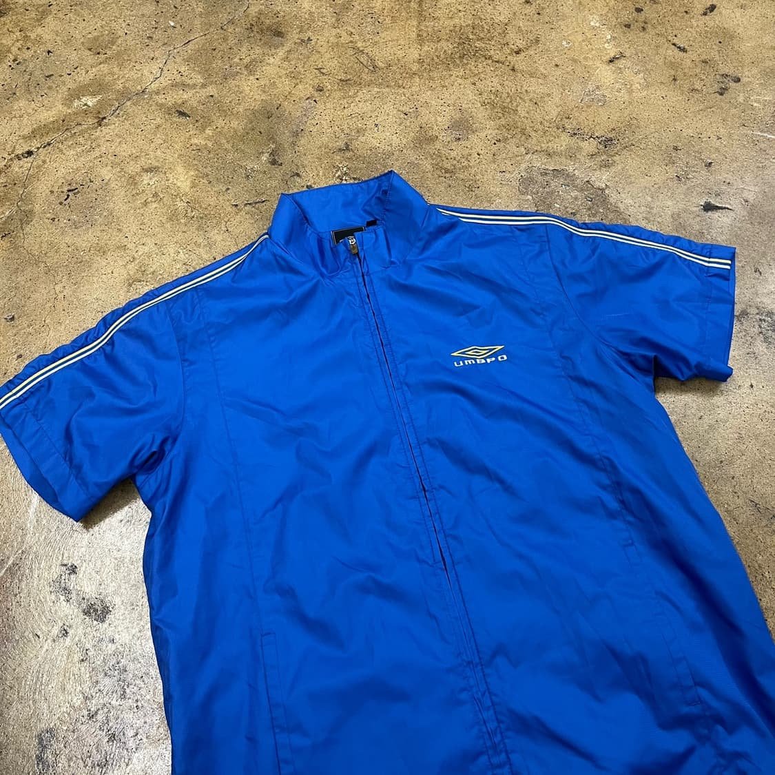 [정품/100] 엄브로 반팔 트랙 자켓 블루 b15 상품이미지1