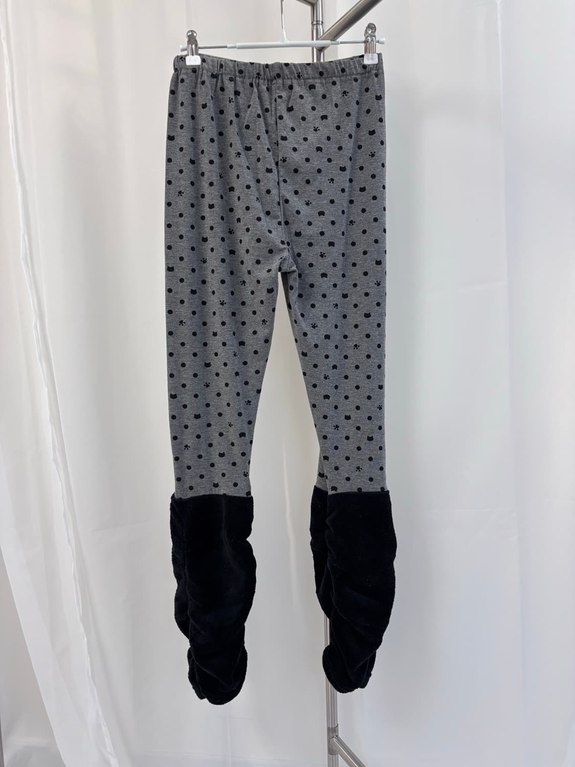 땡땡이 발자국 레그워머 레깅스 상품이미지4