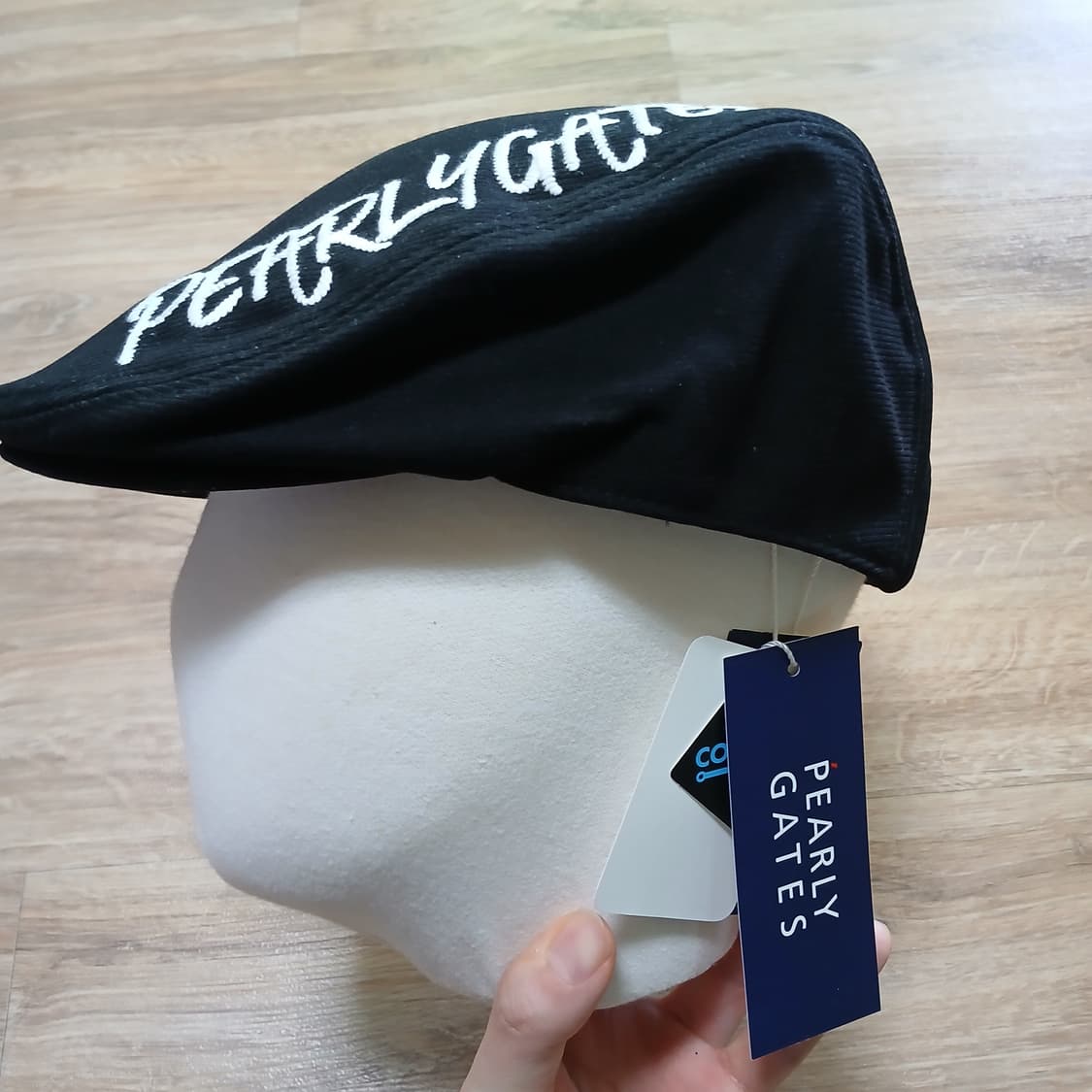 택붙은 미사용 PG PEARLY GATEES 파리게이츠 헌팅캡 골프 모자 상품이미지3