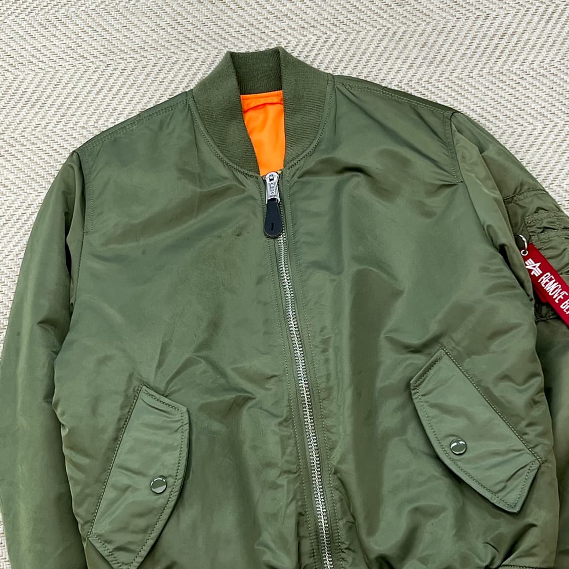 알파인더스트리 ma-1 항공점퍼 r3017 상품이미지5