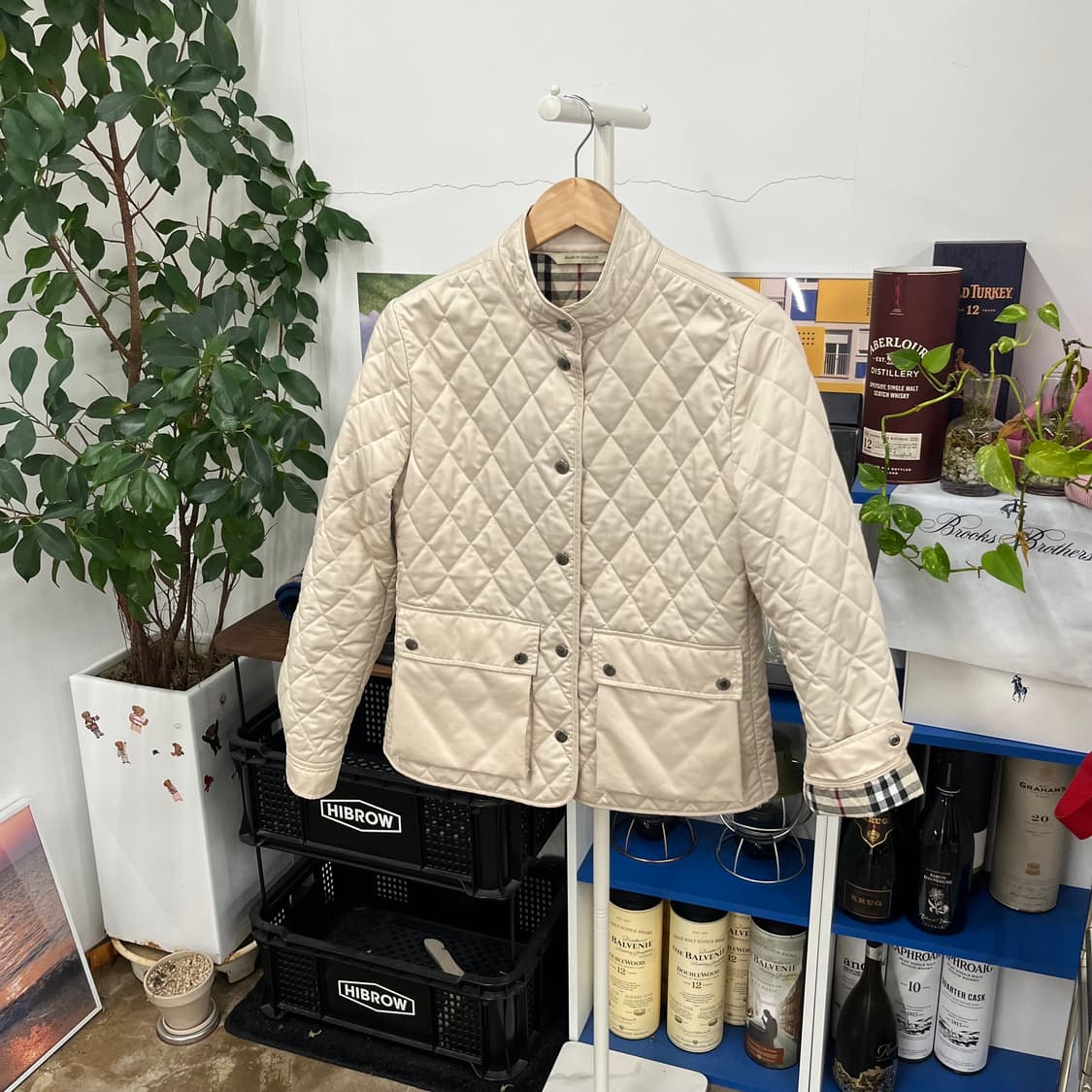 버버리 우먼 퀼팅 자켓 S 상품이미지1